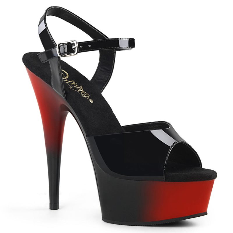 Pleaser Delight-609BR Hakken Dames Zwart | BELGIE BEMXIYOB