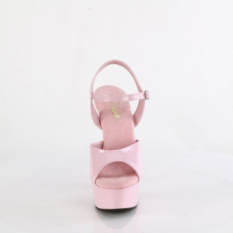 Pleaser Delight-609 Hakken Dames Roze | BELGIE BEULCDGI