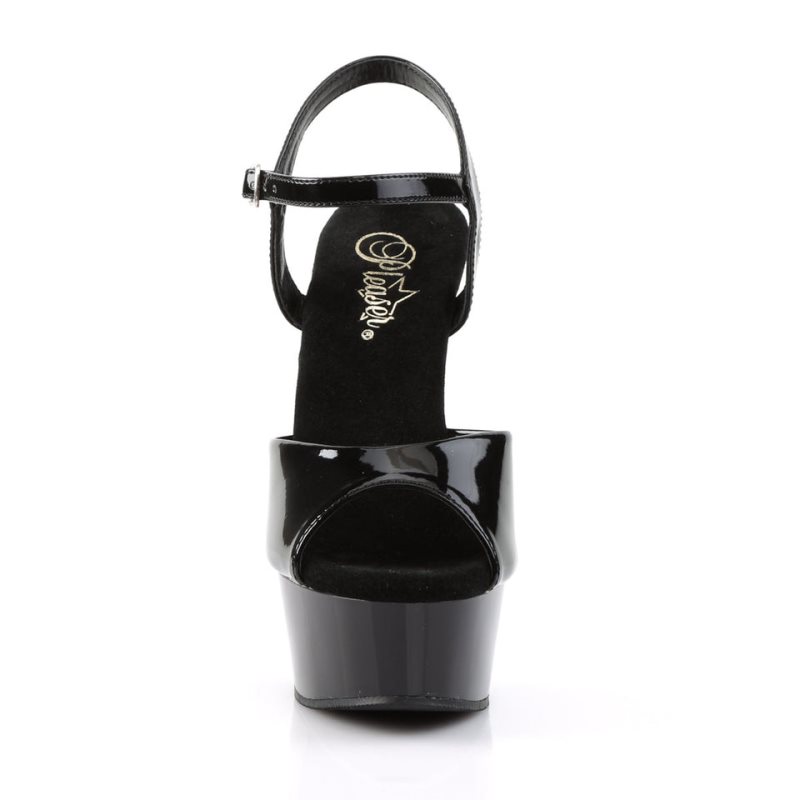Pleaser Delight-609 Hakken Dames Zwart | BELGIE BEVNXTFD