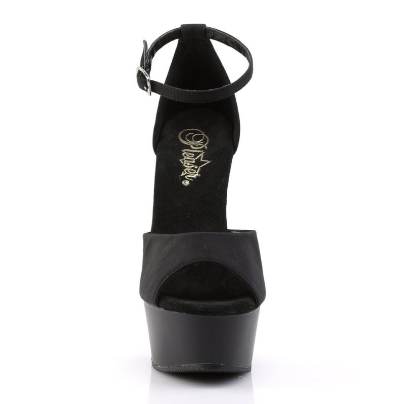 Pleaser Delight-618PS Hakken Dames Zwart | BELGIE BEHVOGCQ