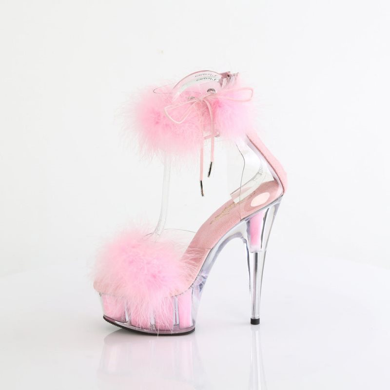 Pleaser Delight-624F Hakken Dames Roze | BELGIE BEDFLAES