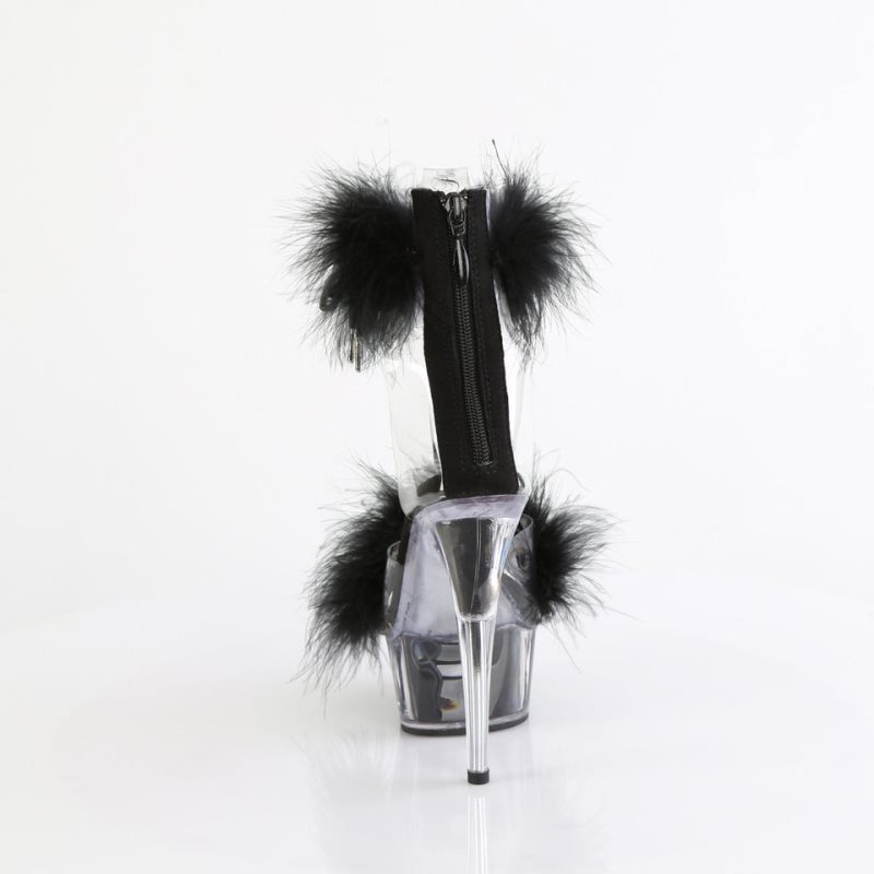 Pleaser Delight-624F Hakken Dames Zwart | BELGIE BEAWIBSN