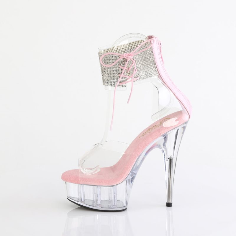 Pleaser Delight-624RS Hakken Dames Roze | BELGIE BEOCHUZE