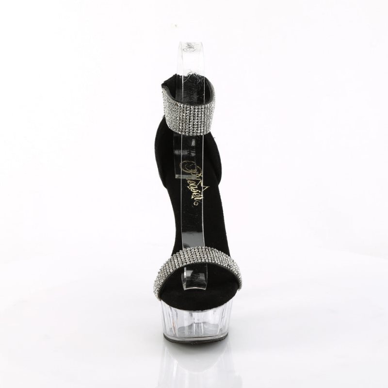 Pleaser Delight-641 Hakken Dames Zwart | BELGIE BEVXGBQE