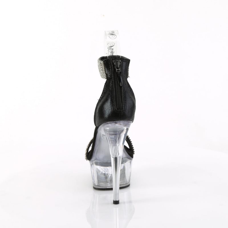 Pleaser Delight-641 Hakken Dames Zwart | BELGIE BEVXGBQE