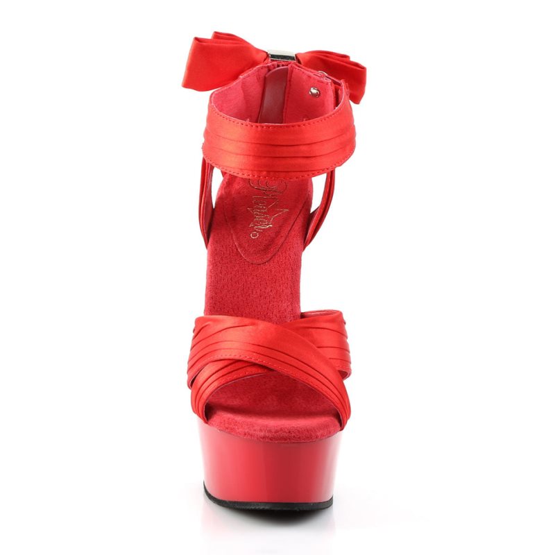 Pleaser Delight-668 Hakken Dames Rood | BELGIE BEXCYSJB