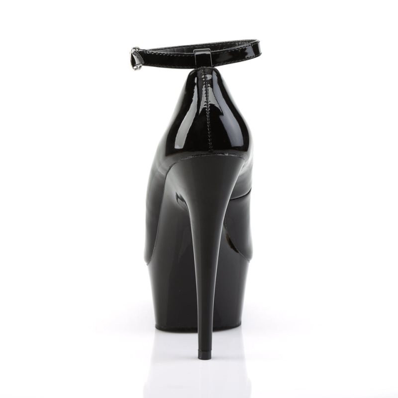 Pleaser Delight-686 Hakken Dames Zwart | BELGIE BERZVQIX