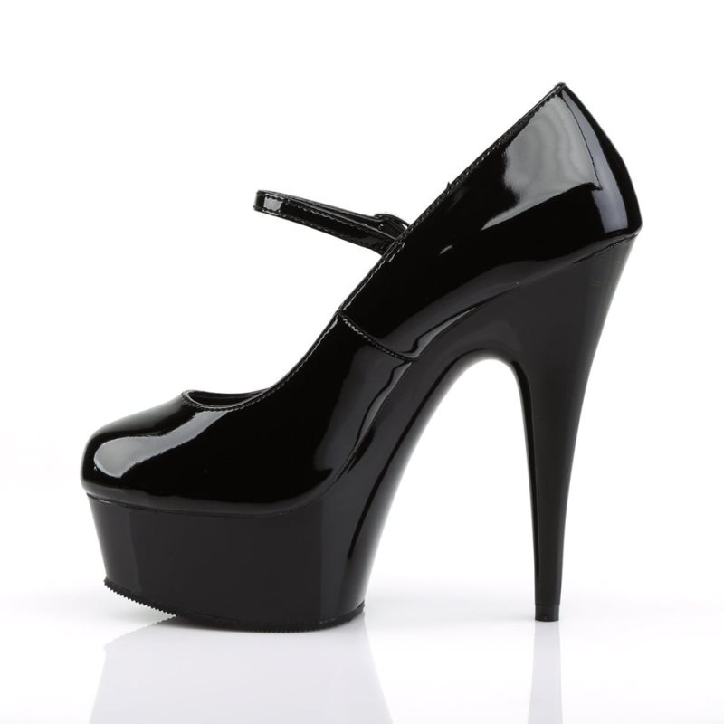 Pleaser Delight-687 Hakken Dames Zwart | BELGIE BEFRWMXG