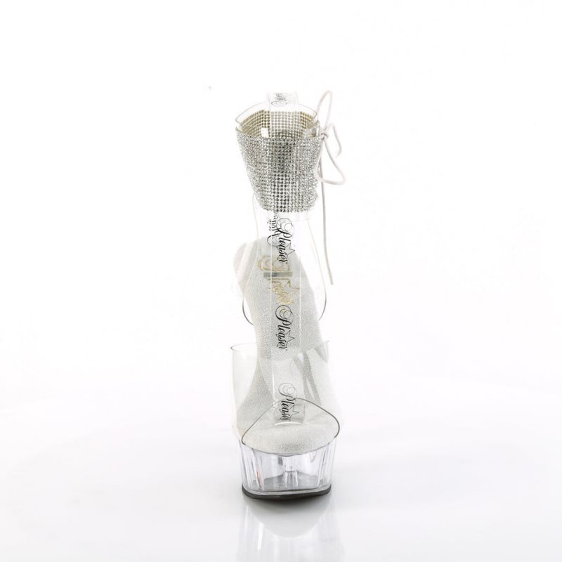 Pleaser Delight-691-2RS Hakken Dames Clear | BELGIE BETZSWNI