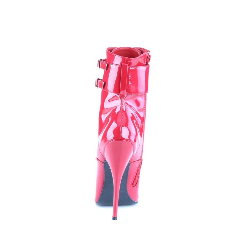 Pleaser Domina-1023 Laarzen Dames Rood | BELGIE BEAIGZOQ