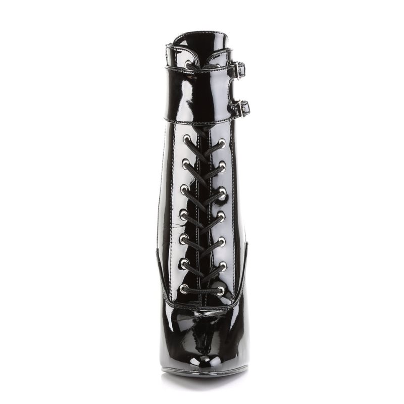 Pleaser Domina-1023 Laarzen Dames Zwart | BELGIE BEYUDWPX