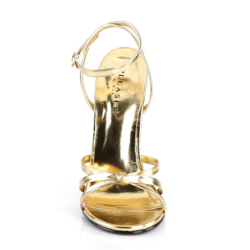Pleaser Domina-108 Hakken Dames Goud | BELGIE BEKXPJSH