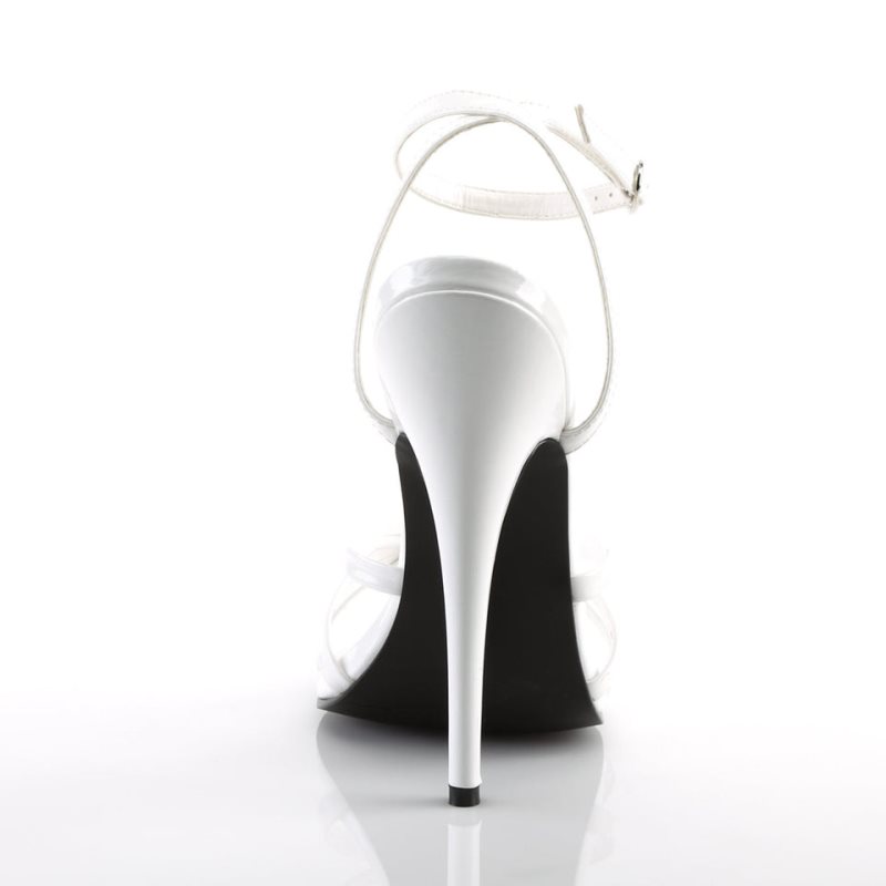 Pleaser Domina-108 Hakken Dames Wit | BELGIE BEOBHVCK