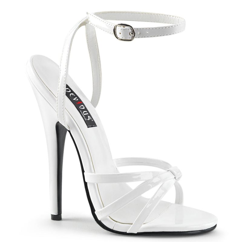 Pleaser Domina-108 Hakken Dames Wit | BELGIE BEOBHVCK