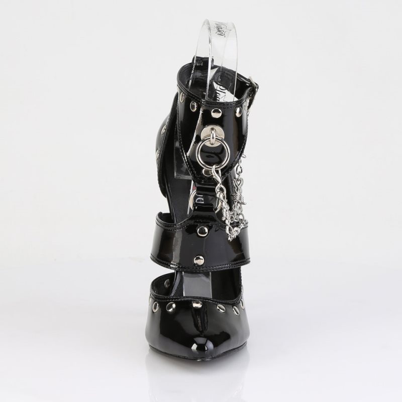 Pleaser Domina-118 Hakken Dames Zwart | BELGIE BEBHAKVE