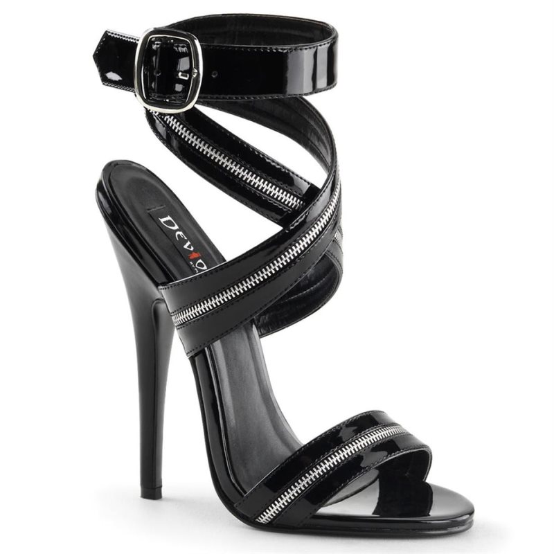 Pleaser Domina-119 Hakken Dames Zwart | BELGIE BEXYDPZO