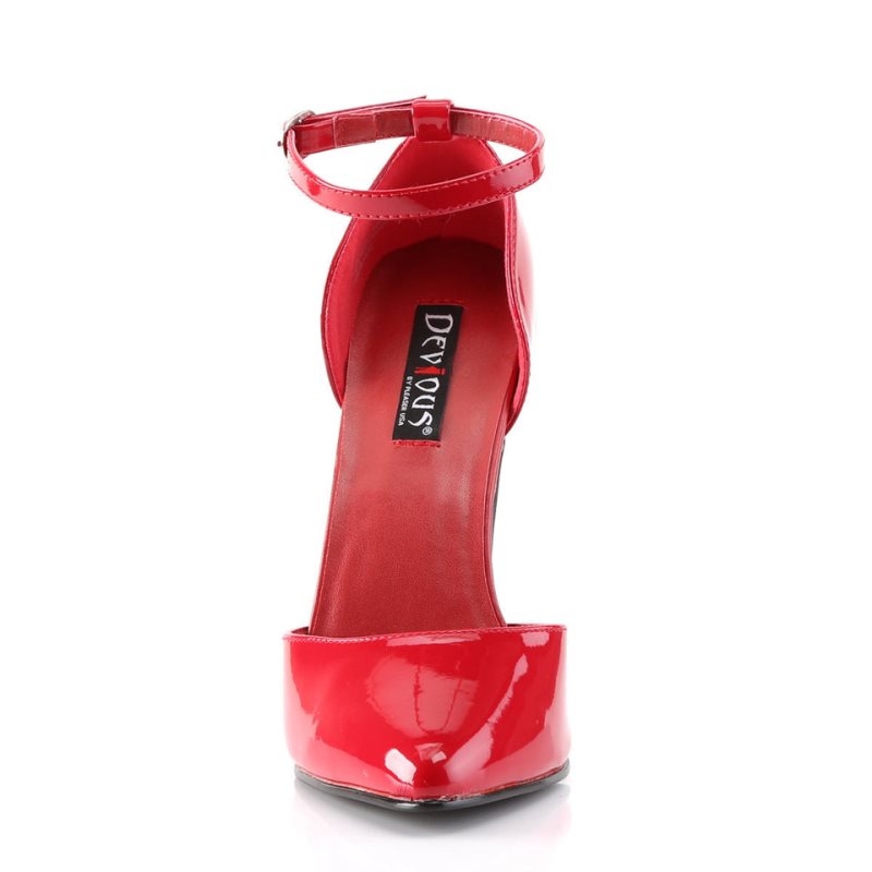 Pleaser Domina-402 Hakken Dames Rood | BELGIE BEGVDSZP