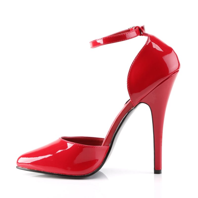 Pleaser Domina-402 Hakken Dames Rood | BELGIE BEGVDSZP