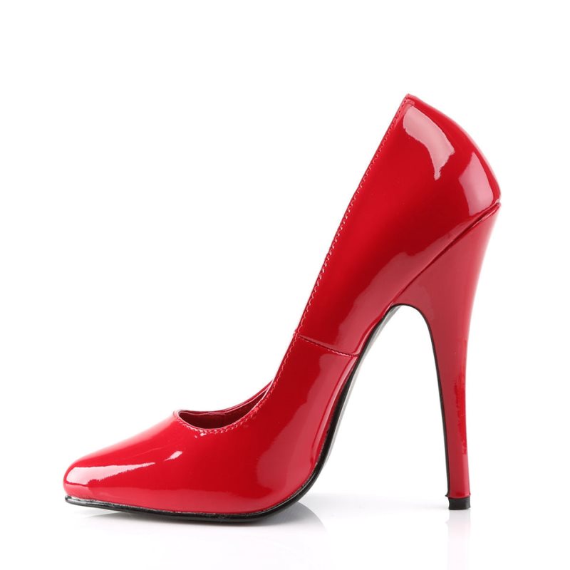 Pleaser Domina-420 Hakken Dames Rood | BELGIE BEJTQDXU