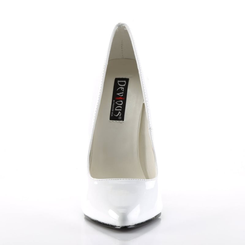 Pleaser Domina-420 Hakken Dames Wit | BELGIE BEDTINZP