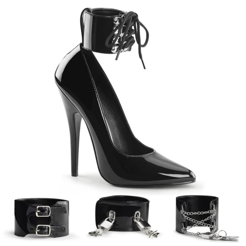 Pleaser Domina-434 Hakken Dames Zwart | BELGIE BELTSXUK