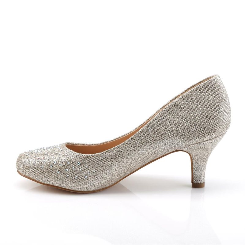 Pleaser Doris-06 Hakken Dames Beige | BELGIE BEZCUKIF