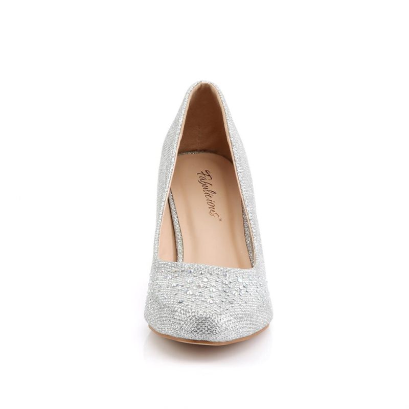 Pleaser Doris-06 Hakken Dames Zilver | BELGIE BEIBAEGP