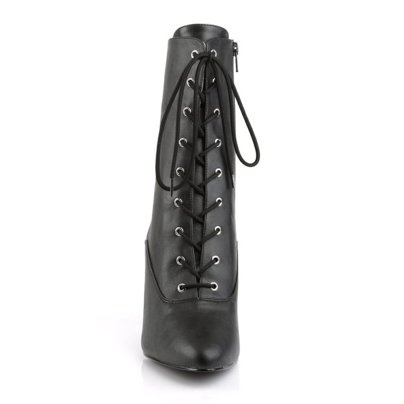 Pleaser Dream-1020 Vegan Leather Laarzen Dames Zwart | BELGIE BEGPYZDN