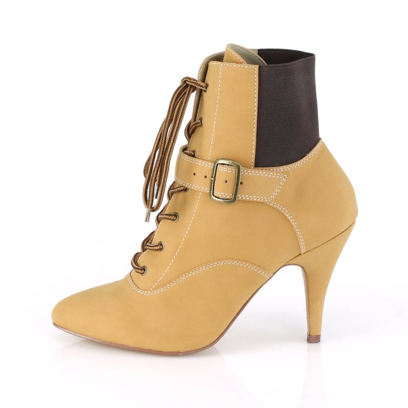 Pleaser Dream-1022 Laarzen Dames Bruin | BELGIE BEGEDZLH