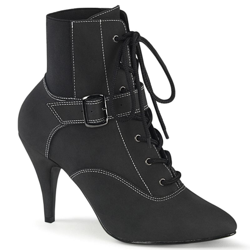 Pleaser Dream-1022 Vegan Leather Laarzen Dames Zwart | BELGIE BEKUQPOR
