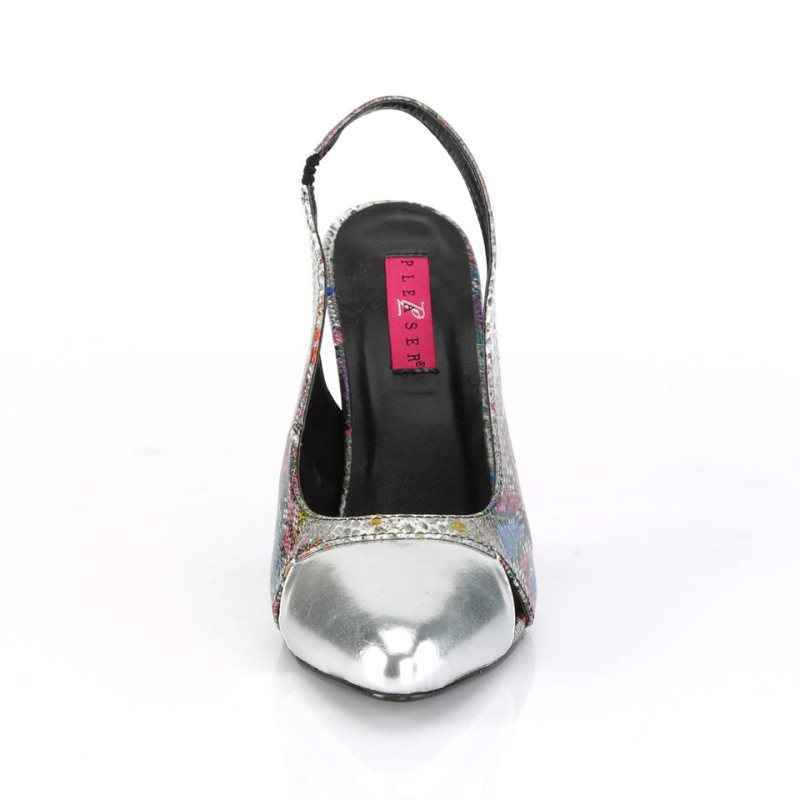 Pleaser Dream-405 Hakken Dames Gekleurd Zilver | BELGIE BEIWNRGF
