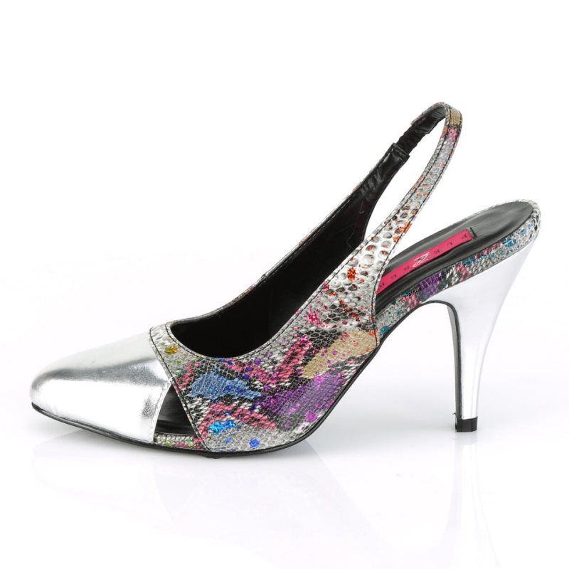 Pleaser Dream-405 Hakken Dames Gekleurd Zilver | BELGIE BEIWNRGF