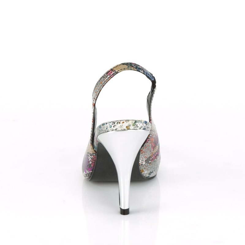 Pleaser Dream-405 Hakken Dames Gekleurd Zilver | BELGIE BEIWNRGF