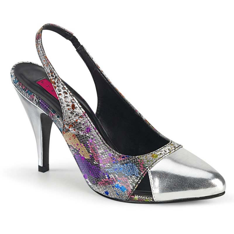 Pleaser Dream-405 Hakken Dames Gekleurd Zilver | BELGIE BEIWNRGF