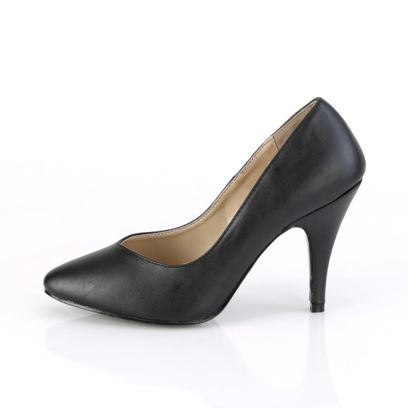 Pleaser Dream-420W Vegan Leather Hakken Dames Zwart | BELGIE BEPVBFRJ