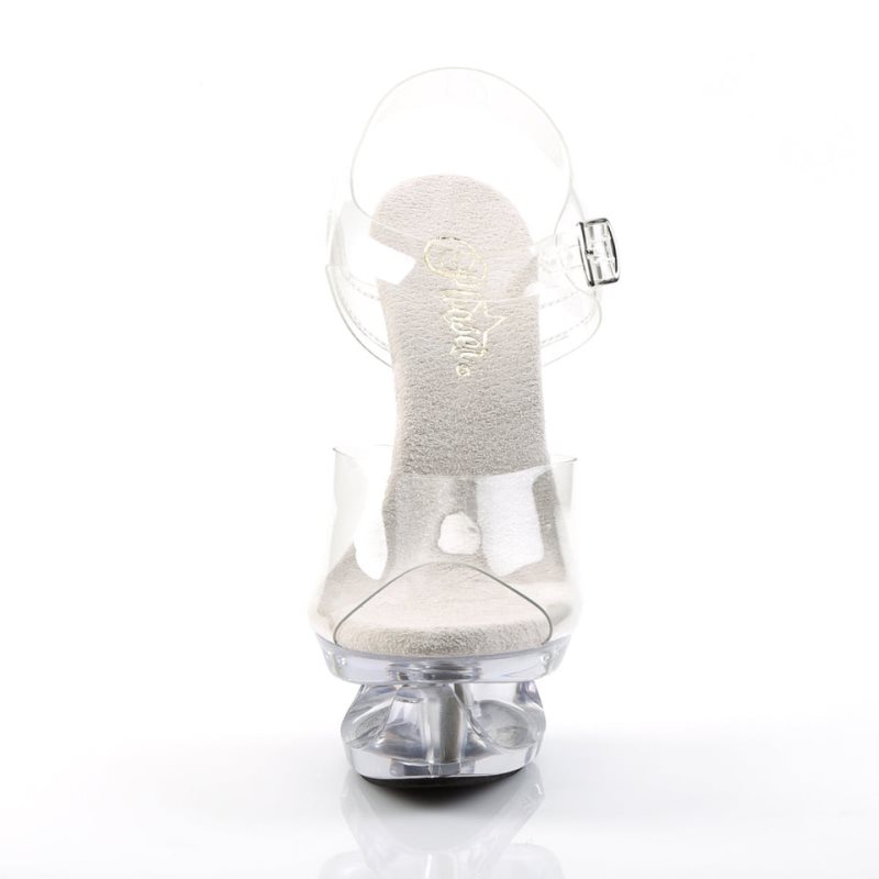 Pleaser Eclipse-608 Hakken Dames Clear | BELGIE BEULKJRD