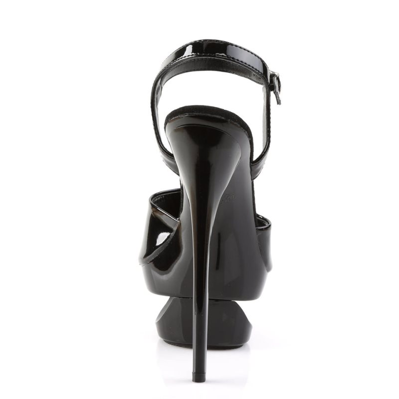 Pleaser Eclipse-609 Hakken Dames Zwart | BELGIE BEJPYGNL