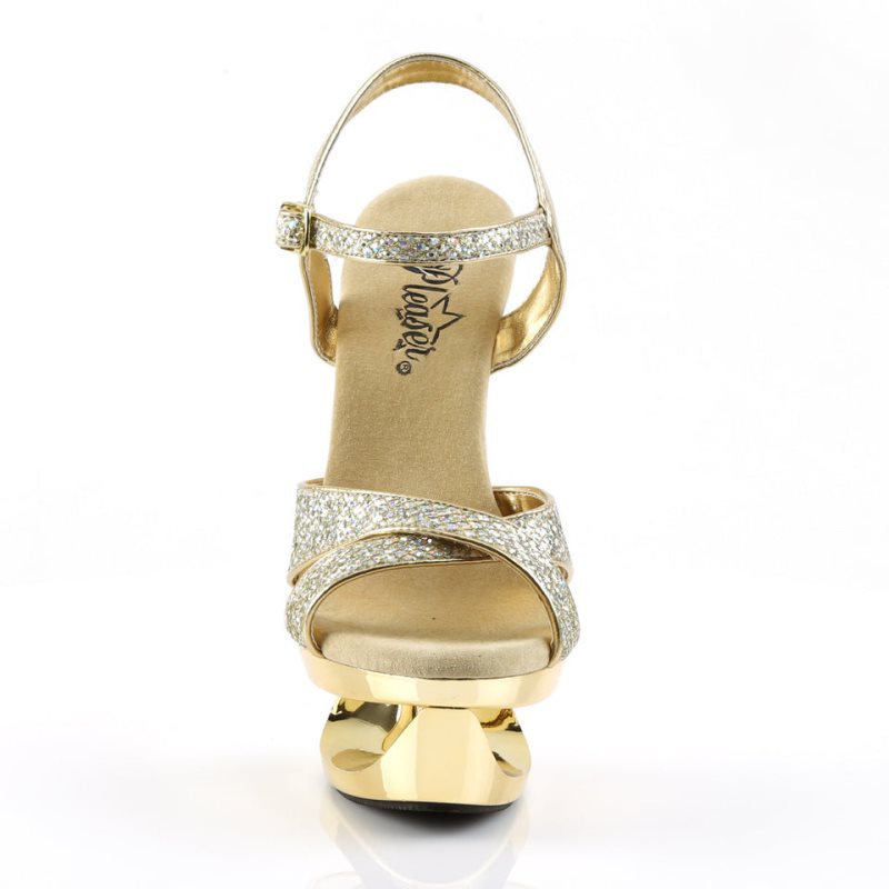 Pleaser Eclipse-619G Hakken Dames Goud | BELGIE BEGFRYSM