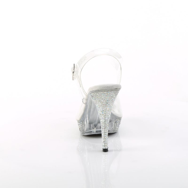 Pleaser Elegant-408ABRS Hakken Dames Clear | BELGIE BEYGNAJE