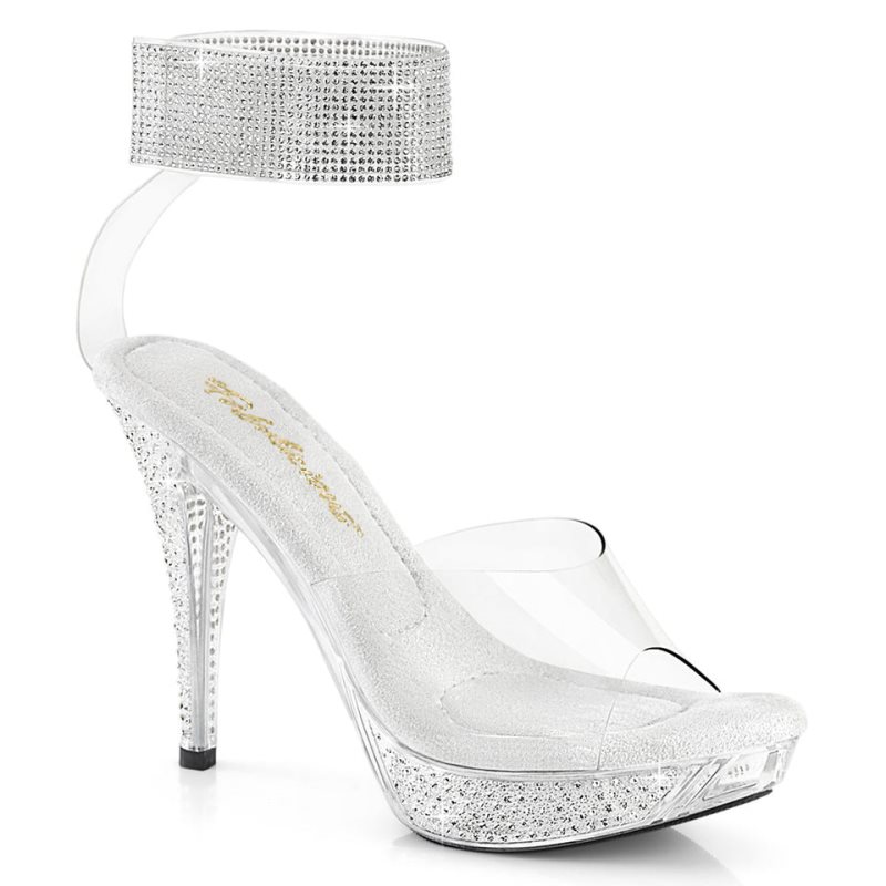 Pleaser Elegant-442 Hakken Dames Clear | BELGIE BENEWGQH
