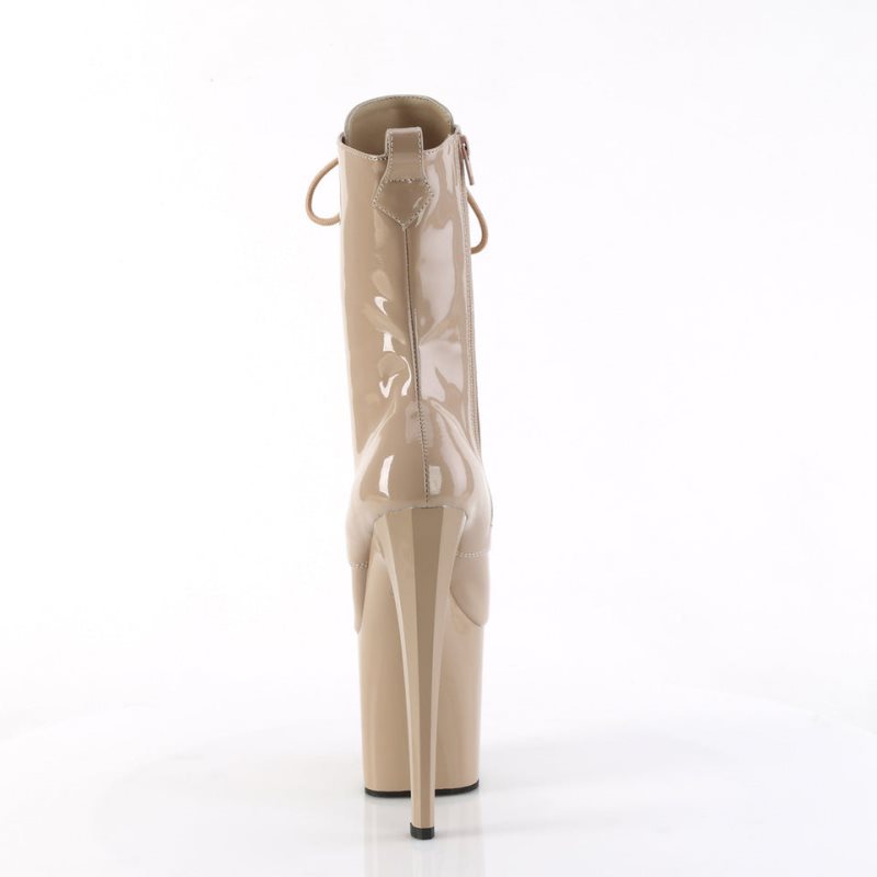 Pleaser Enchant-1040 Laarzen Dames Beige | BELGIE BEDBUTFL