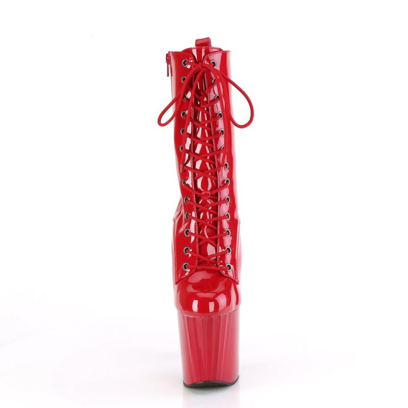 Pleaser Enchant-1040 Laarzen Dames Rood | BELGIE BETIRHZN