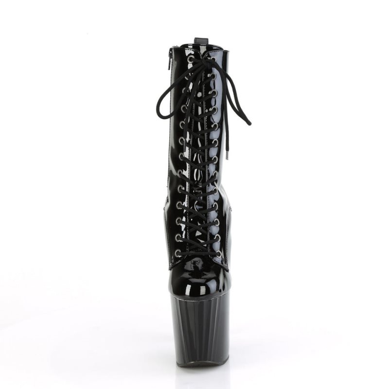 Pleaser Enchant-1040 Laarzen Dames Zwart | BELGIE BEVYZCPM