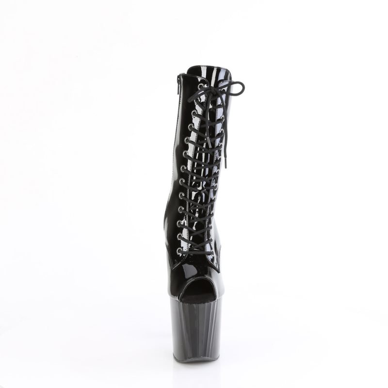 Pleaser Enchant-1041 Laarzen Dames Zwart | BELGIE BEJMIGDB