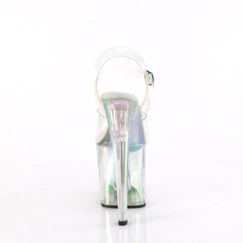 Pleaser Enchant-708HT Hakken Dames Clear | BELGIE BESULYIC