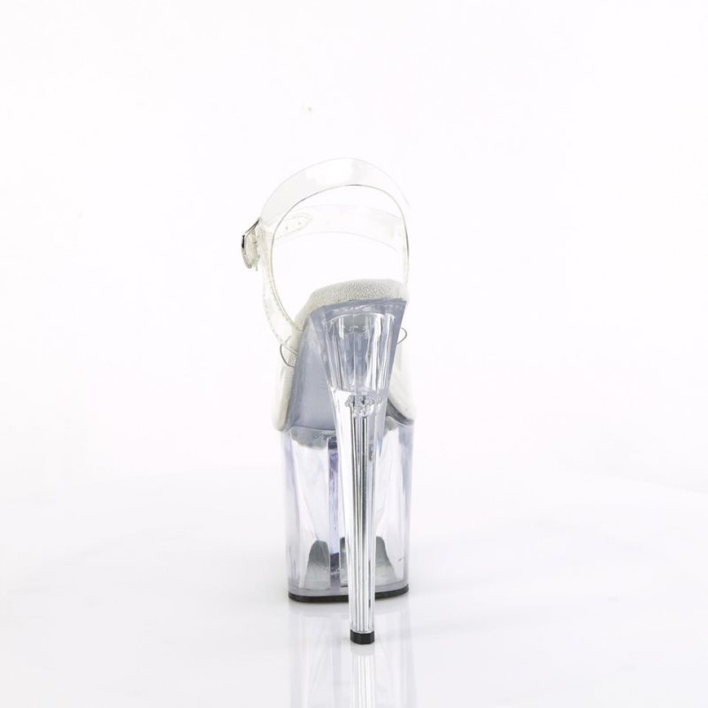 Pleaser Enchant-708 Hakken Dames Clear | BELGIE BEEZKVTY