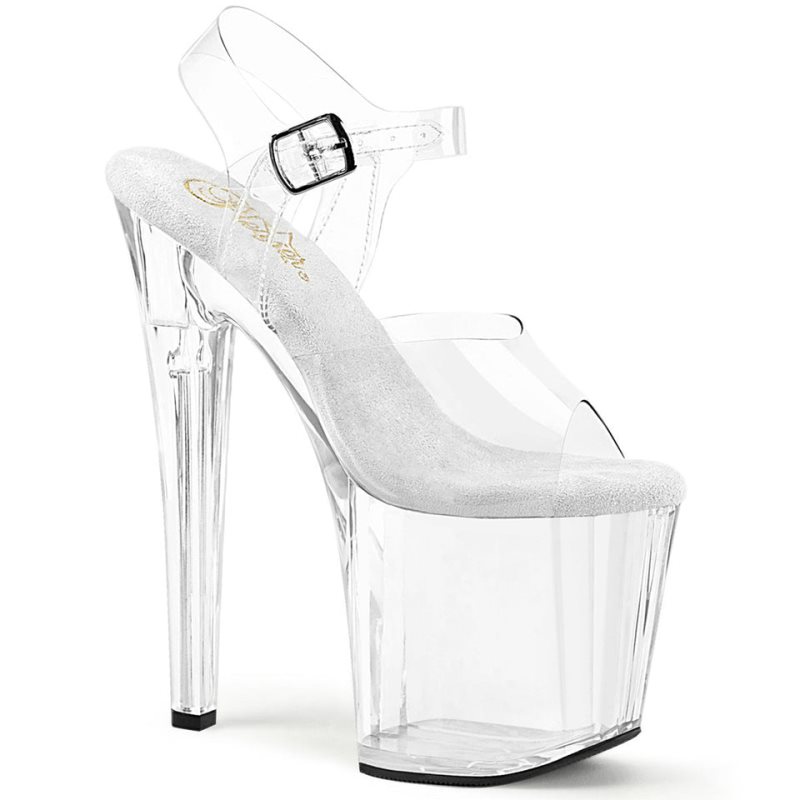 Pleaser Enchant-708 Hakken Dames Clear | BELGIE BEEZKVTY