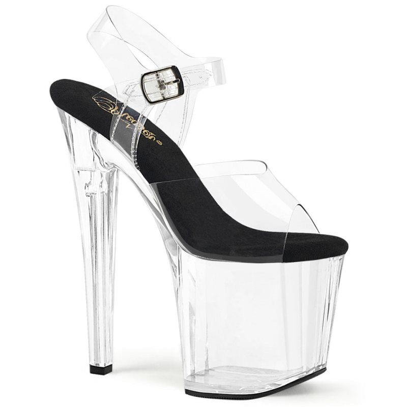 Pleaser Enchant-708 Hakken Dames Zwart | BELGIE BENKMLBP