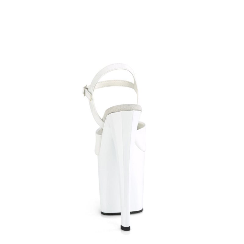 Pleaser Enchant-709 Hakken Dames Wit | BELGIE BEDAKMYC