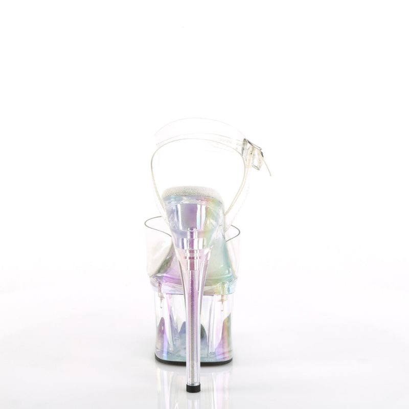 Pleaser Esteem-708RBP Hakken Dames Clear | BELGIE BEHRYIOB